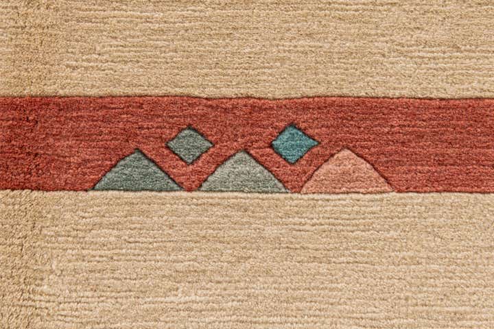 7' 2 x 7' 3 Hand Knotted Tibet Wool Square Rug