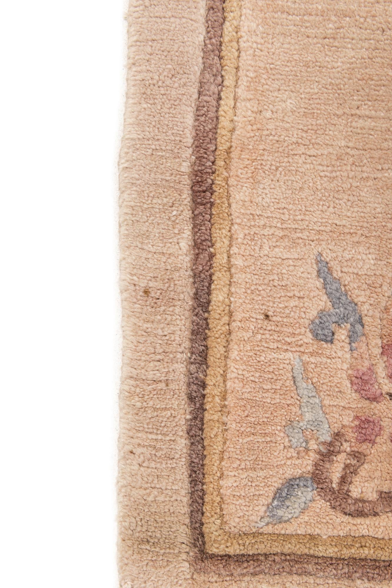 8' x 8' 5 Hand Knotted Tibet Wool Square Rug