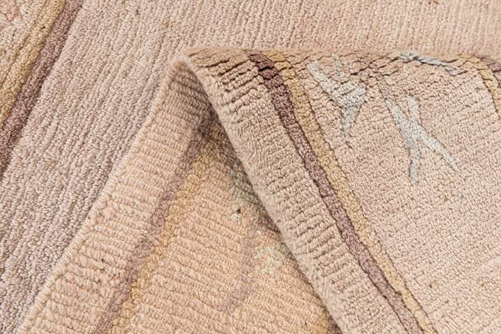 8' x 8' 5 Hand Knotted Tibet Wool Square Rug