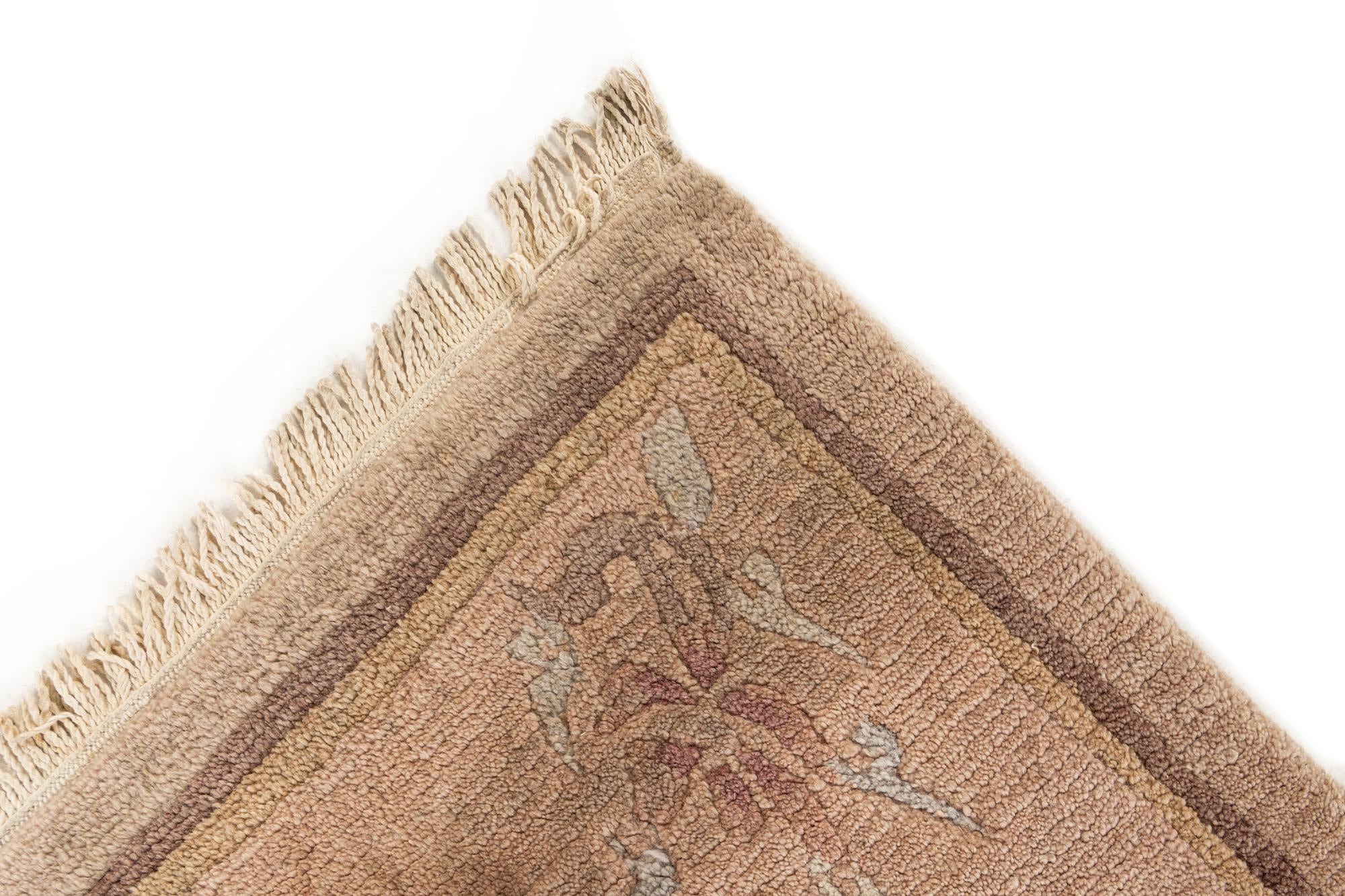 8' x 8' 5 Hand Knotted Tibet Wool Square Rug