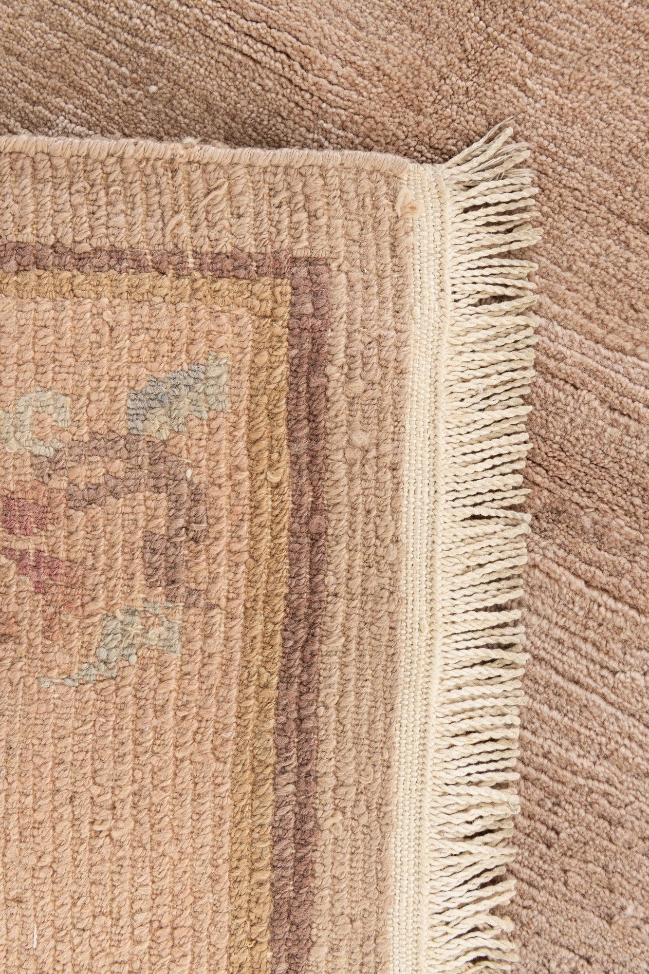 8' x 8' 5 Hand Knotted Tibet Wool Square Rug