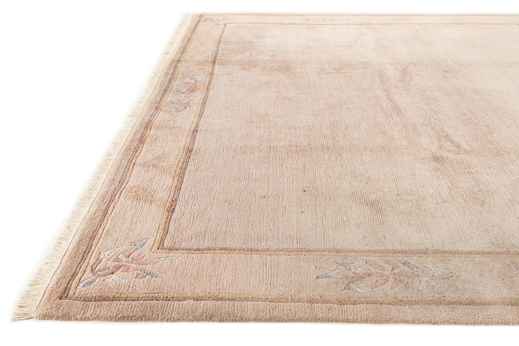 8' x 8' 5 Hand Knotted Tibet Wool Square Rug