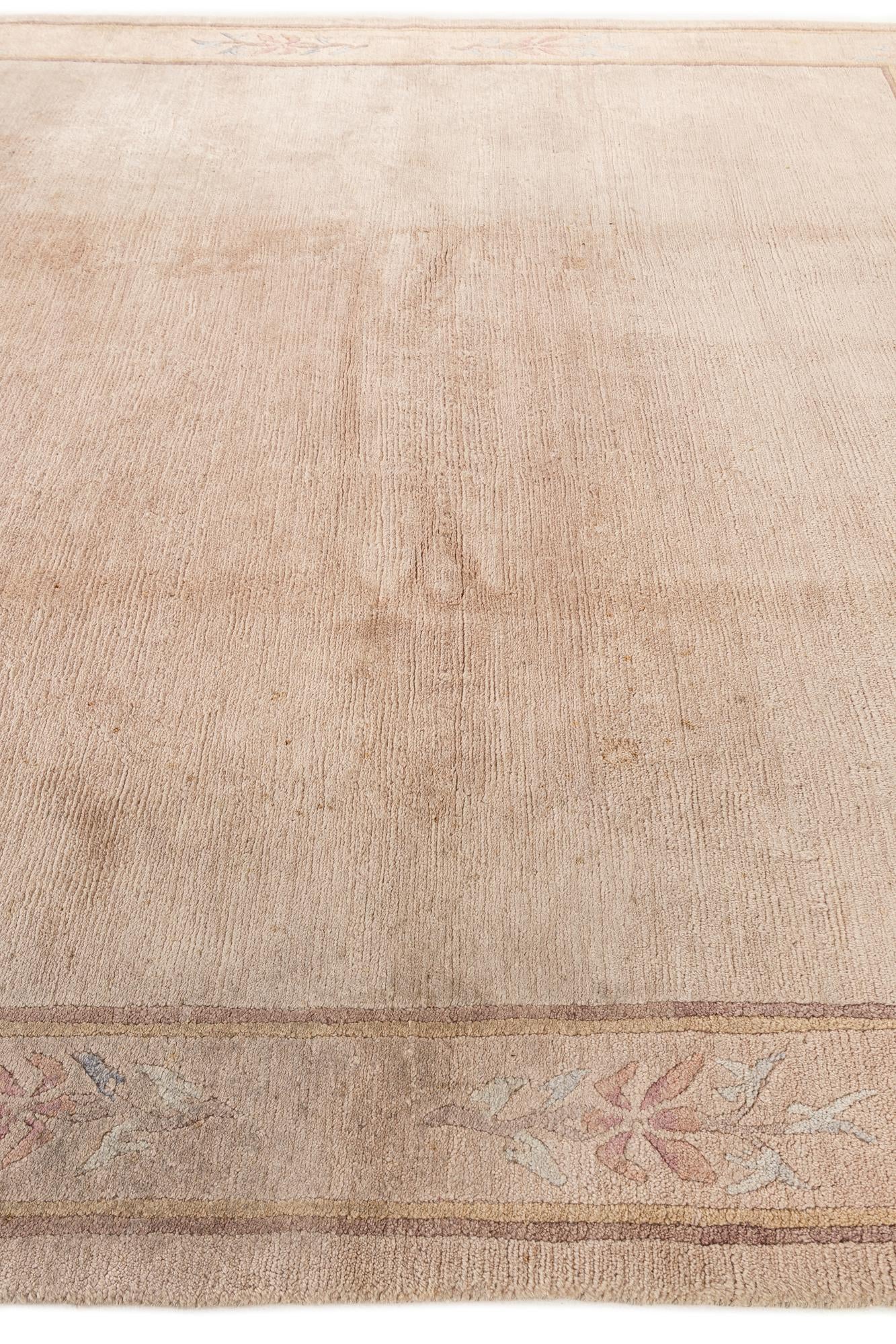 8' x 8' 5 Hand Knotted Tibet Wool Square Rug