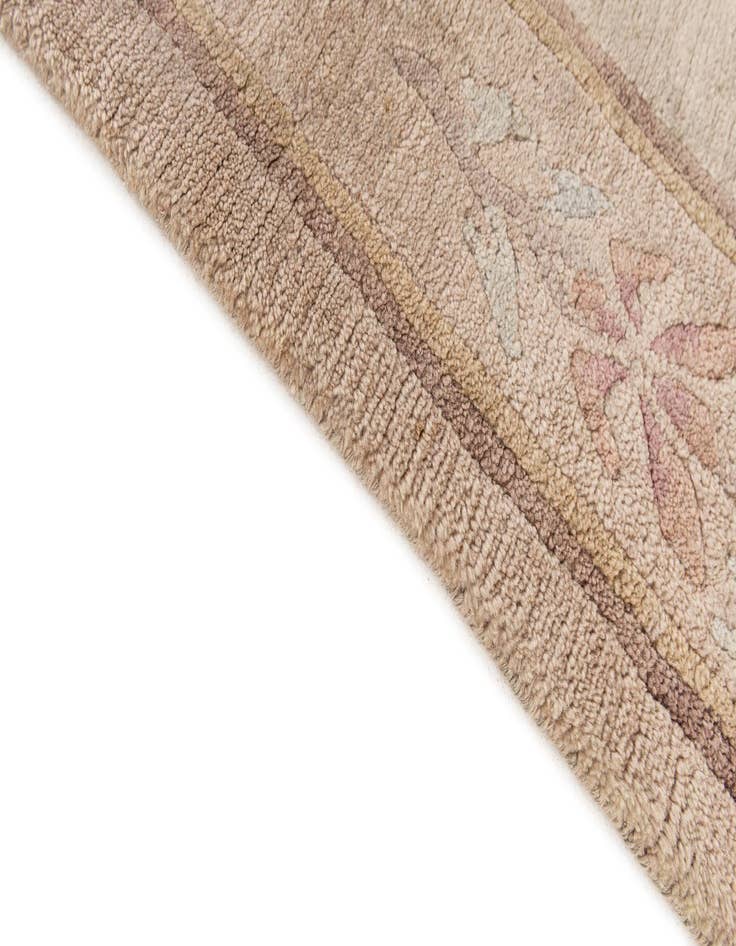 Detail image of 8' x 8' 5  Hand Knotted Tibet Wool Square Rug