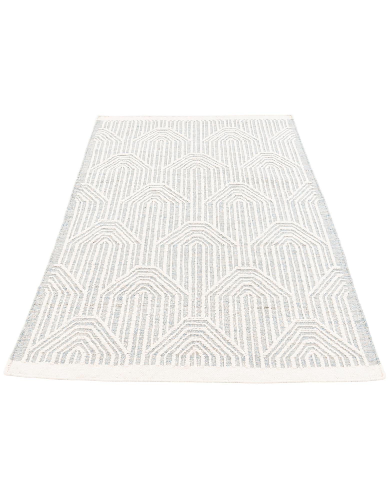 4' 1 x 6' 2 Hand Woven Rug