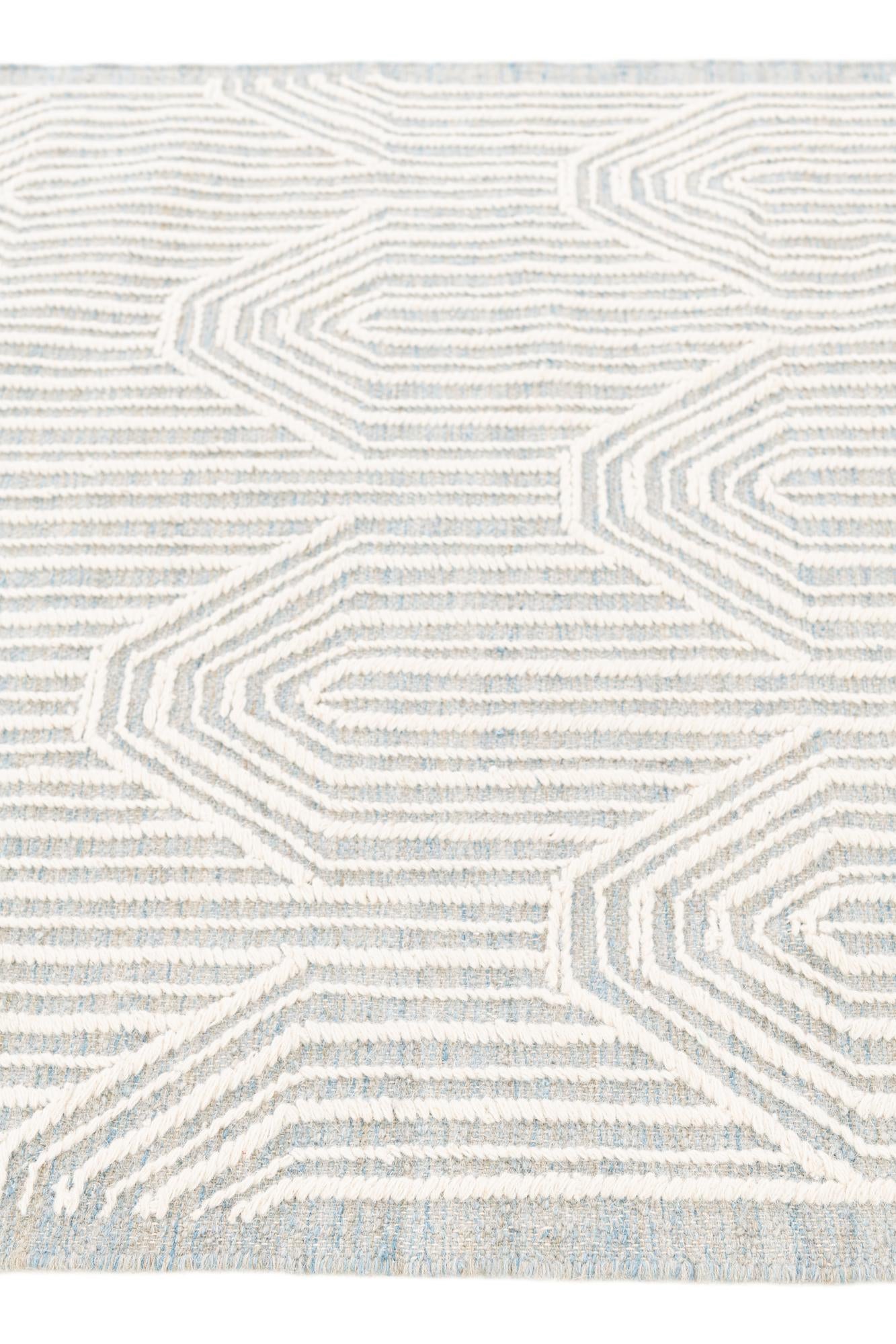 4' 1 x 6' 2 Hand Woven Rug