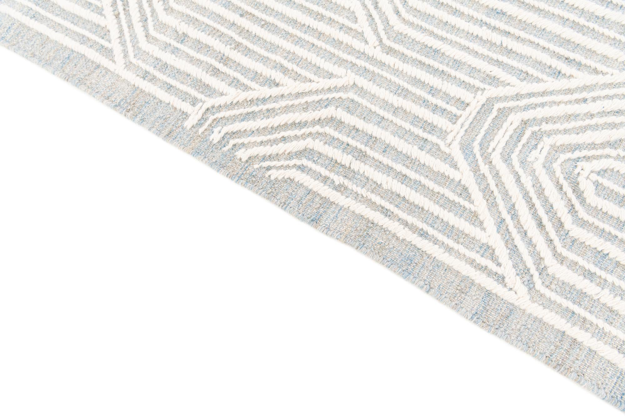 4' 1 x 6' 2 Hand Woven Rug