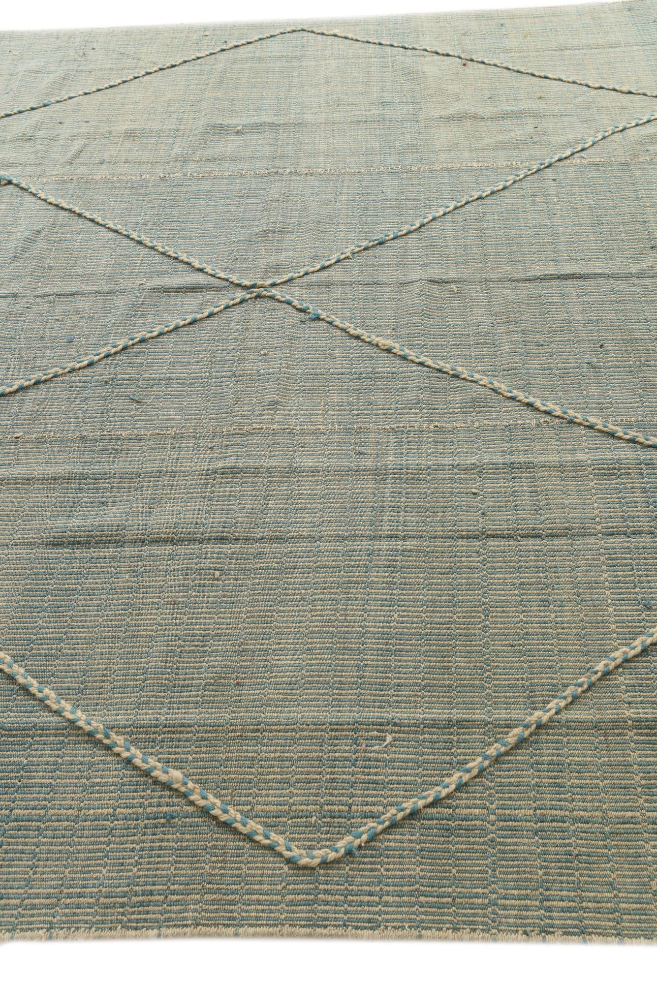 8' 6 x 12' 4 Hand Knotted Moroccan Wool Rug