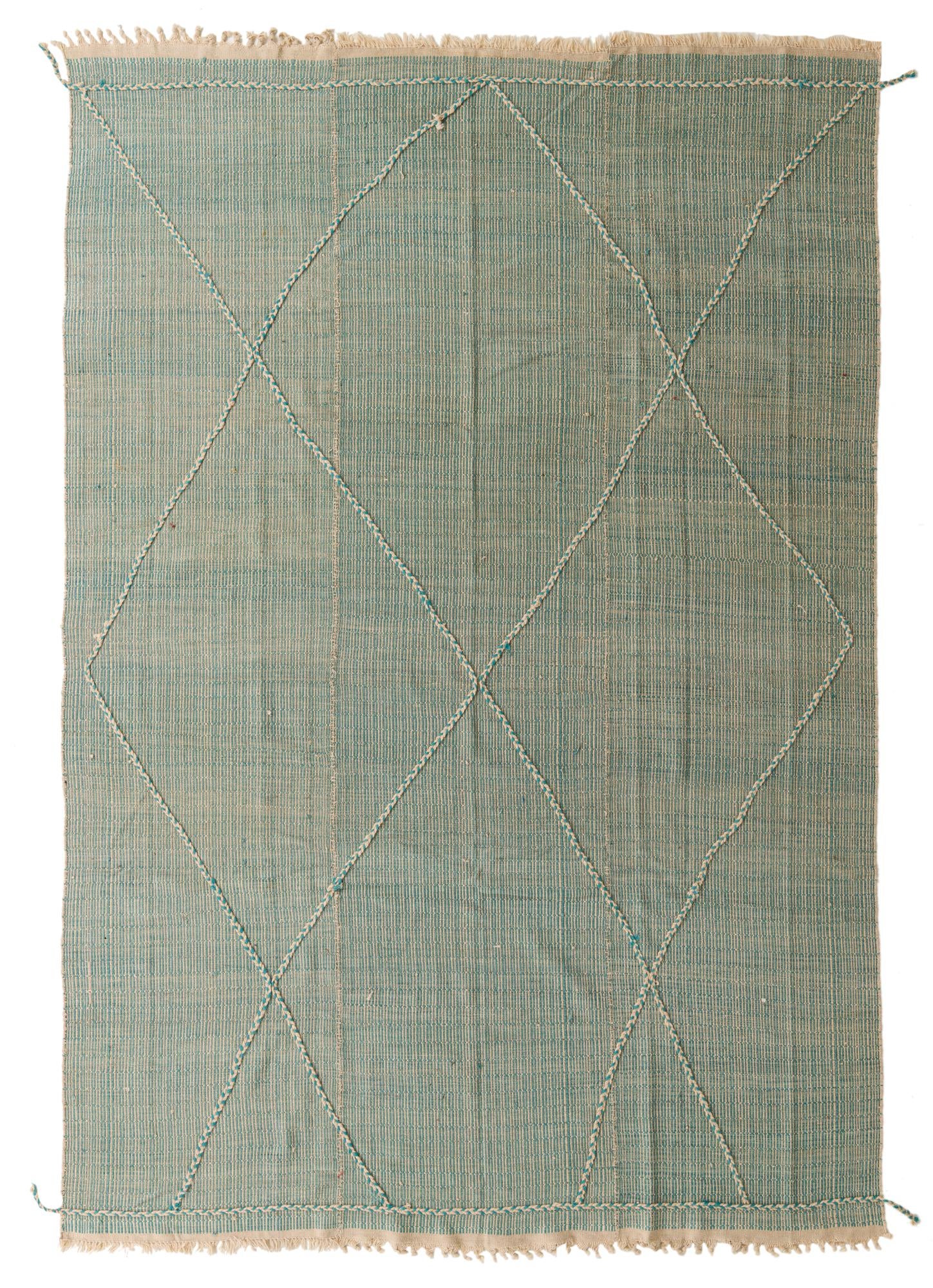 8' 6 x 12' 4 Hand Knotted Moroccan Wool Rug