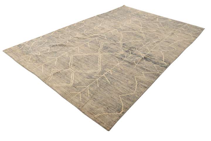 6' 7 x 10' 3 Hand Knotted Darya Wool Rug