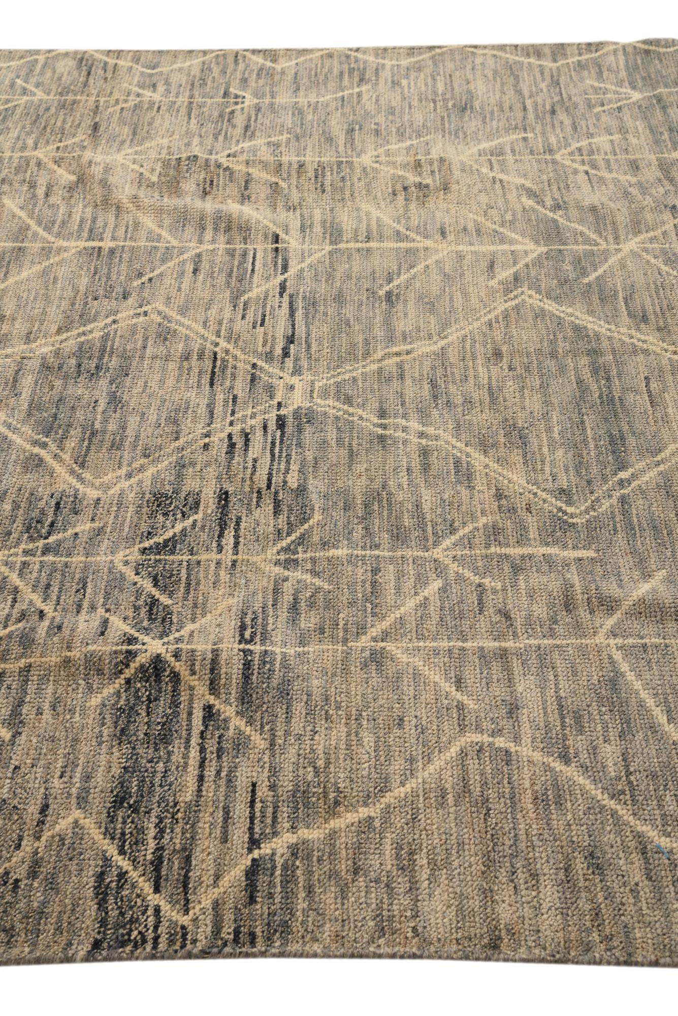 6' 7 x 10' 3 Hand Knotted Darya Wool Rug