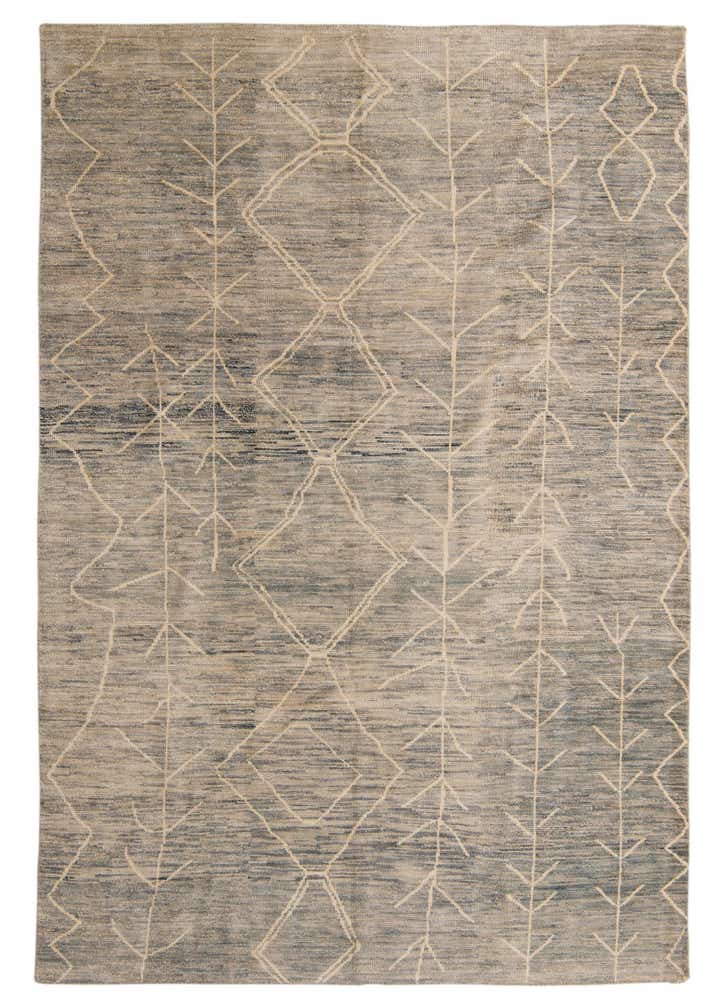 6' 7 x 10' 3 Hand Knotted Darya Wool Rug