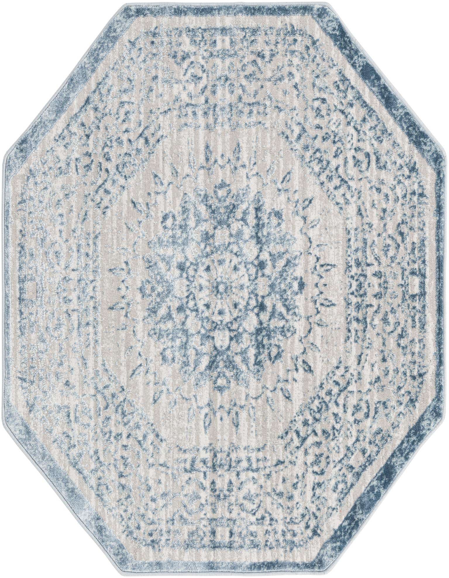 Primary image 4' x 4' Chesterfield Octagon Rug