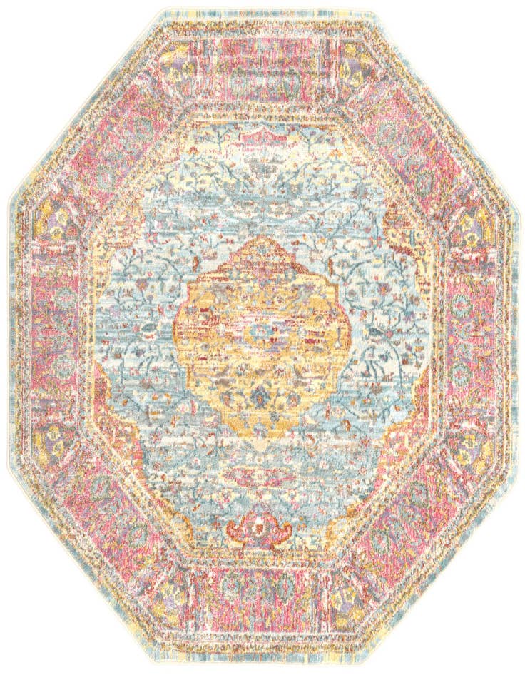 Detail image of 5' x 5' Havana Octagon Rug