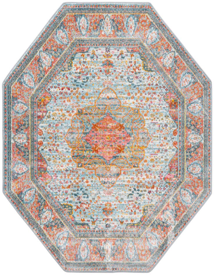 Detail image of 5' x 5' Havana Octagon Rug
