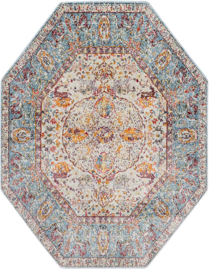 Detail image of 5' x 5' Havana Octagon Rug