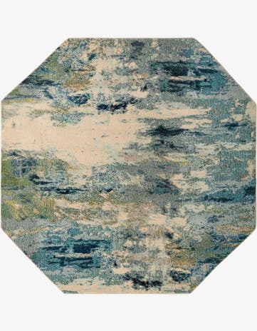 8' x 8' Washable Spectrum Octagon Rug