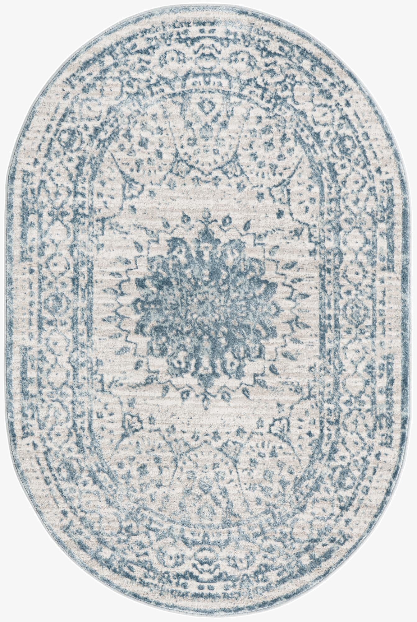 4' x 6' Chesterfield Oval Rug