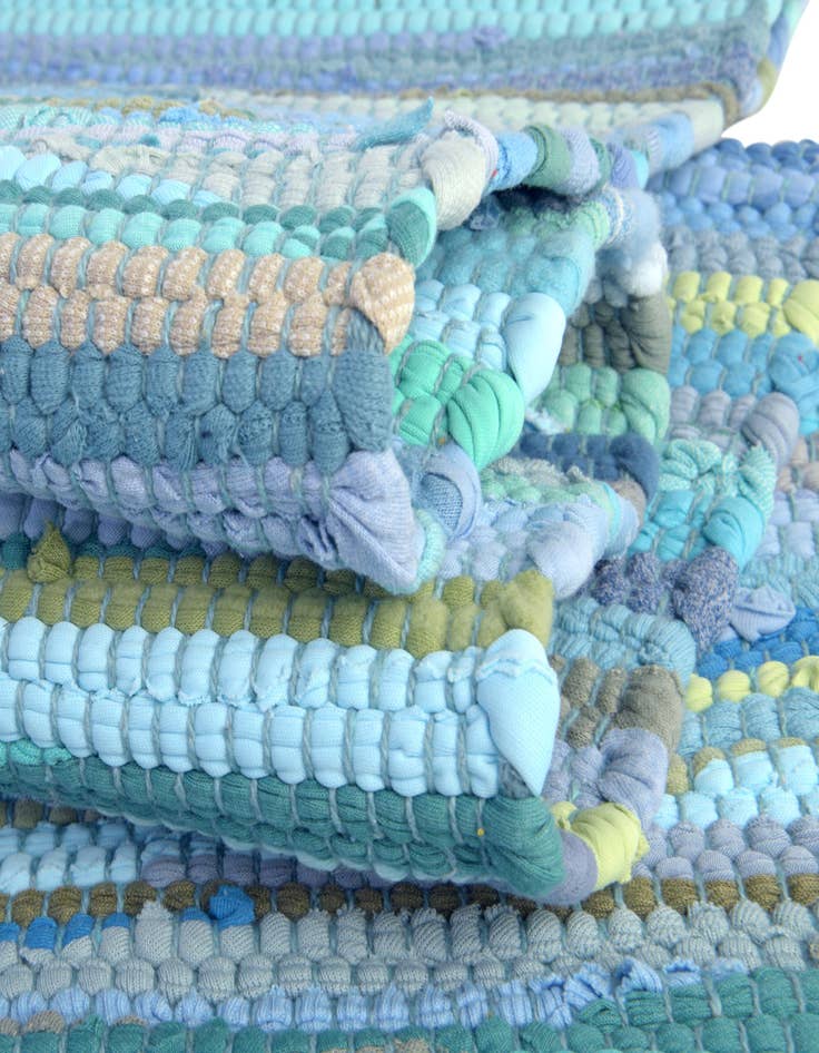 Detail image of 5' x 8' Chindi Cotton Oval Rug