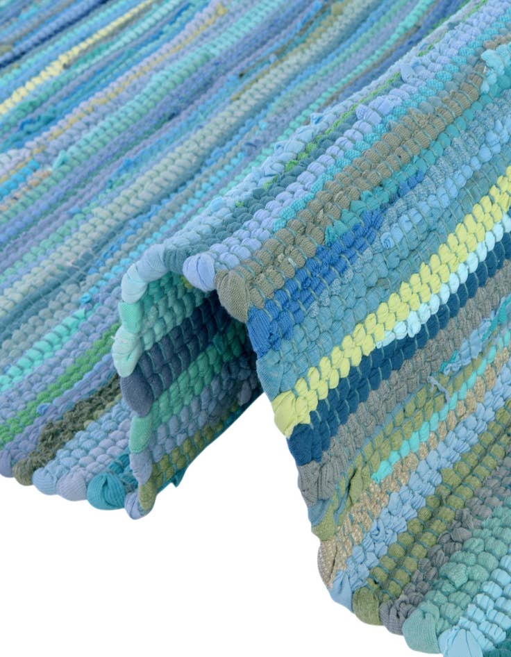 Detail image of 5' x 8' Chindi Cotton Oval Rug