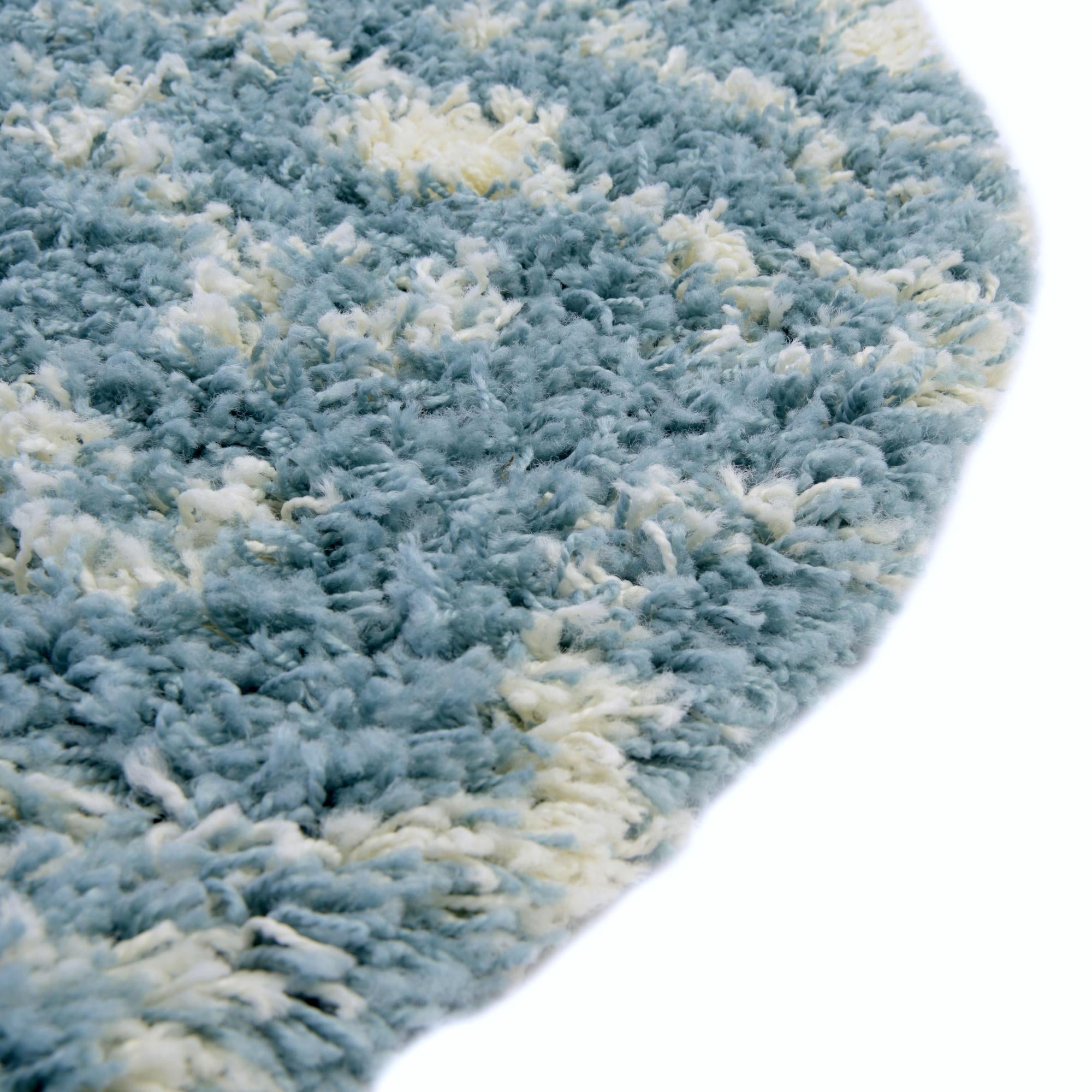5' 3 x 8' Moroccan Trellis Shag Oval Rug