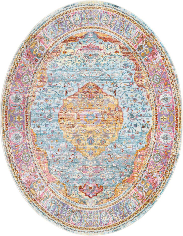 Detail image of 5' x 8' Santiago Oval Rug