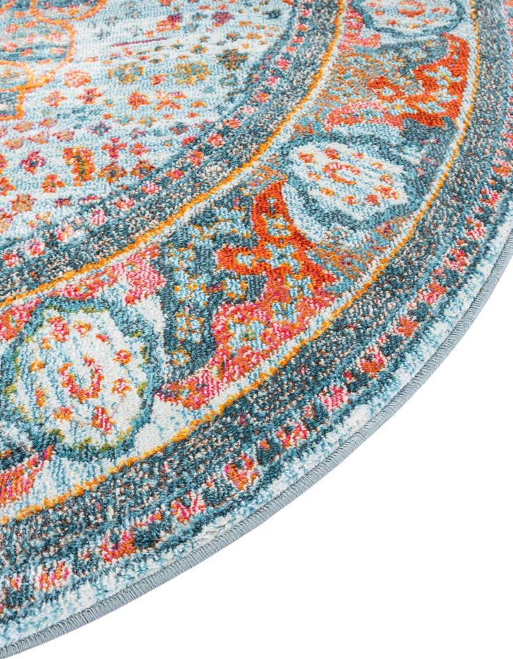 Detail image of 5' x 8' Santiago Oval Rug