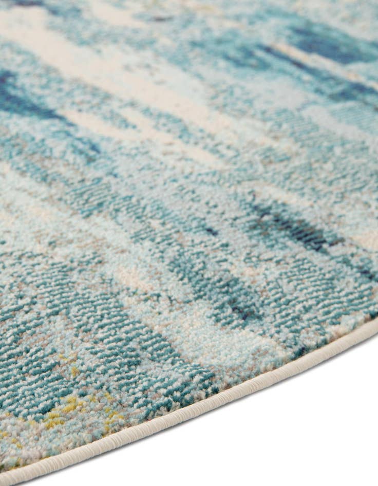 Detail image of 8' x 10' Washable Theia Oval Rug