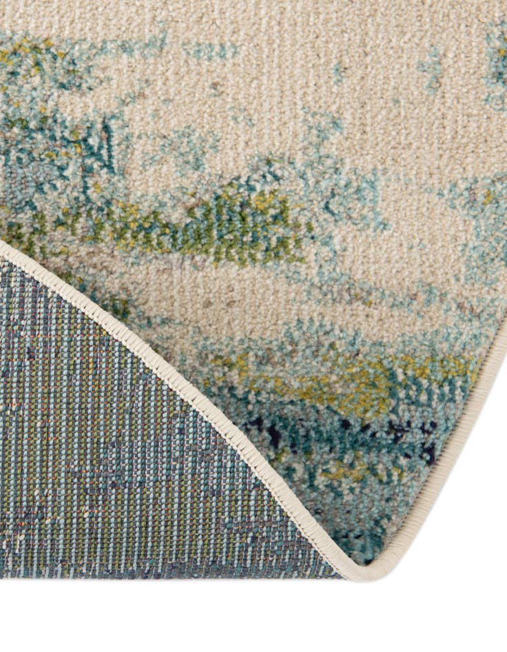 Detail image of 8' x 10' Washable Theia Oval Rug