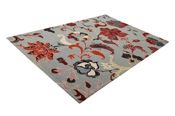 Detail image of 6' 1 x 9' Agra Rug