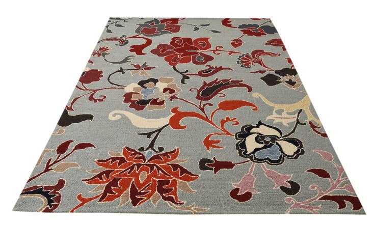 Detail image of 6' 1 x 9' Agra Rug