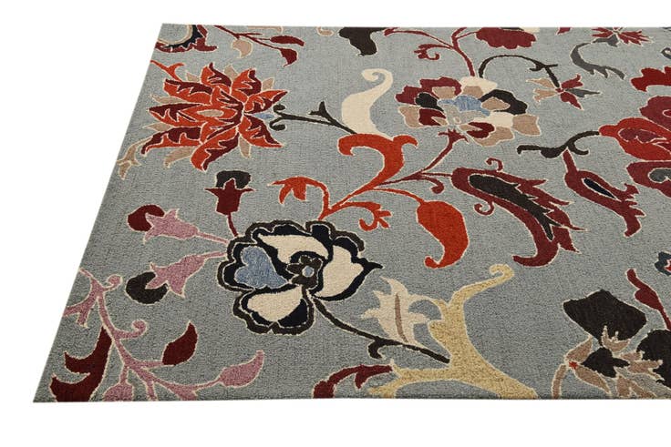 Detail image of 6' 1 x 9' Agra Rug