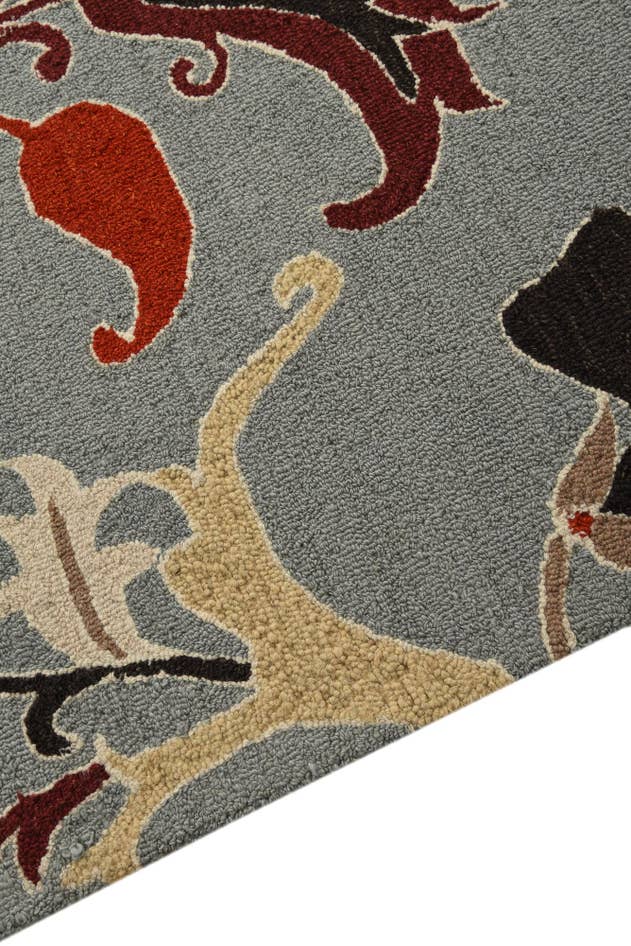 Detail image of 6' 1 x 9' Agra Rug