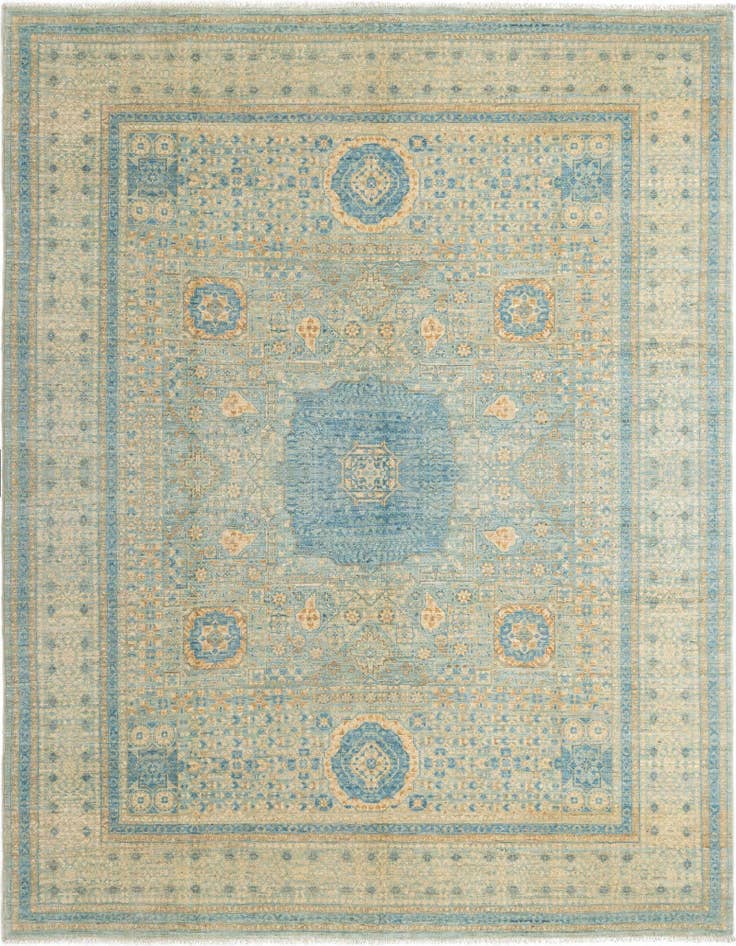 Detail image of 7' 10 x 9' 8 Hand Knotted Amina Rug