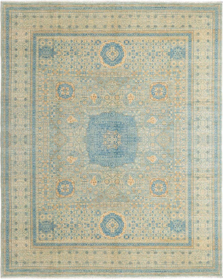 Detail image of 7' 10 x 9' 8 Hand Knotted Amina Rug