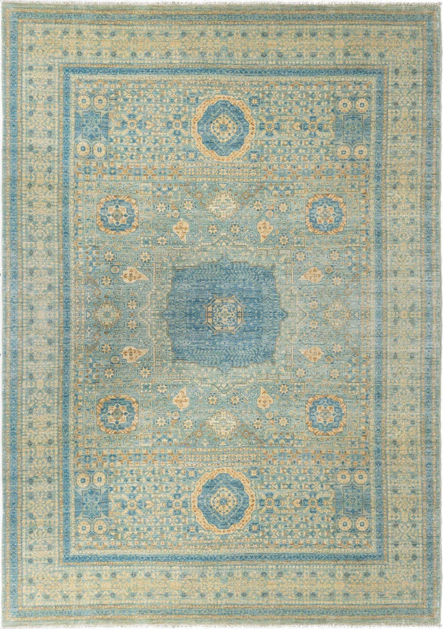 8' x 11' 3 Hand Knotted Amina Rug