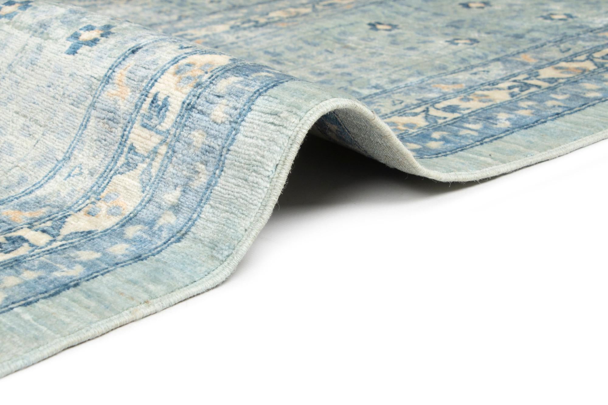 8' 11 x 11' 10 Hand Knotted Amina Rug
