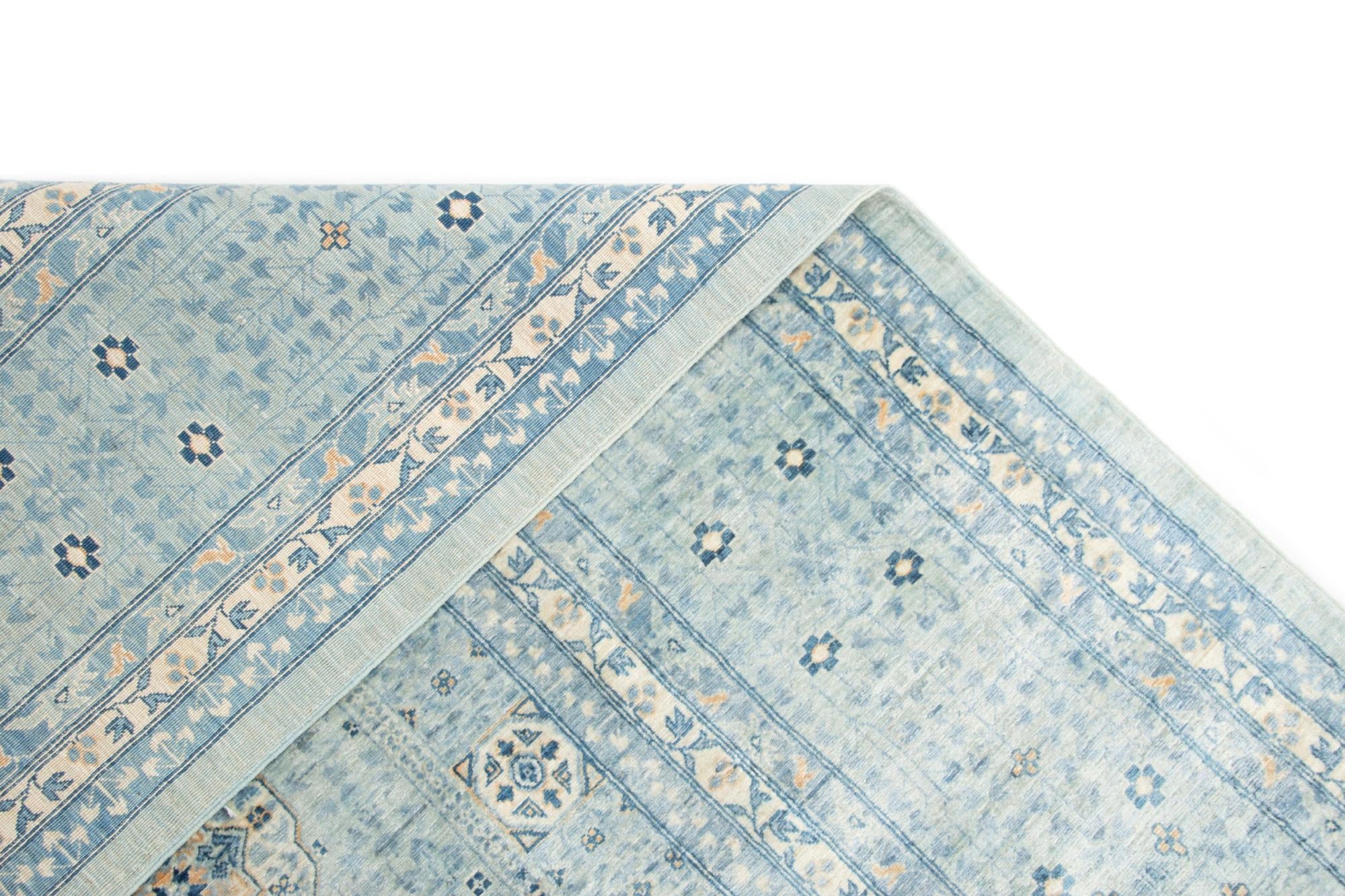 8' 11 x 11' 10 Hand Knotted Amina Rug