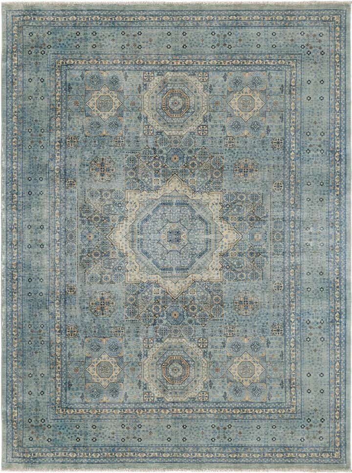 8' 11 x 11' 10 Hand Knotted Amina Rug