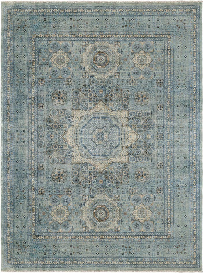 Detail image of 8' 11 x 11' 10 Hand Knotted Amina Rug