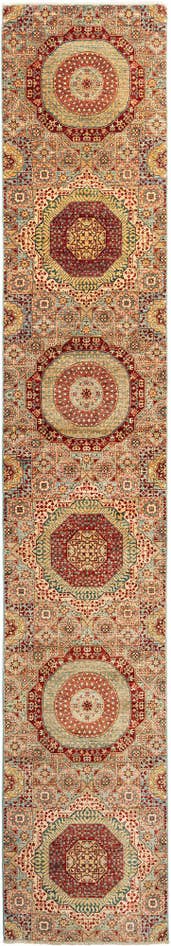 Detail image of 2' 10 x 16' 5 Hand Knotted Amina Rug