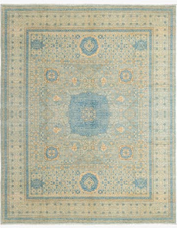 7' 10 x 9' 8 Hand Knotted Amina Rug