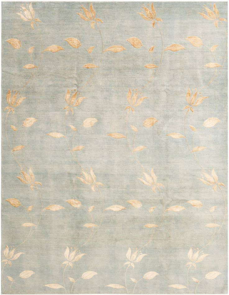 Detail image of 6' 3 x 10' Hand Knotted Anar Rug