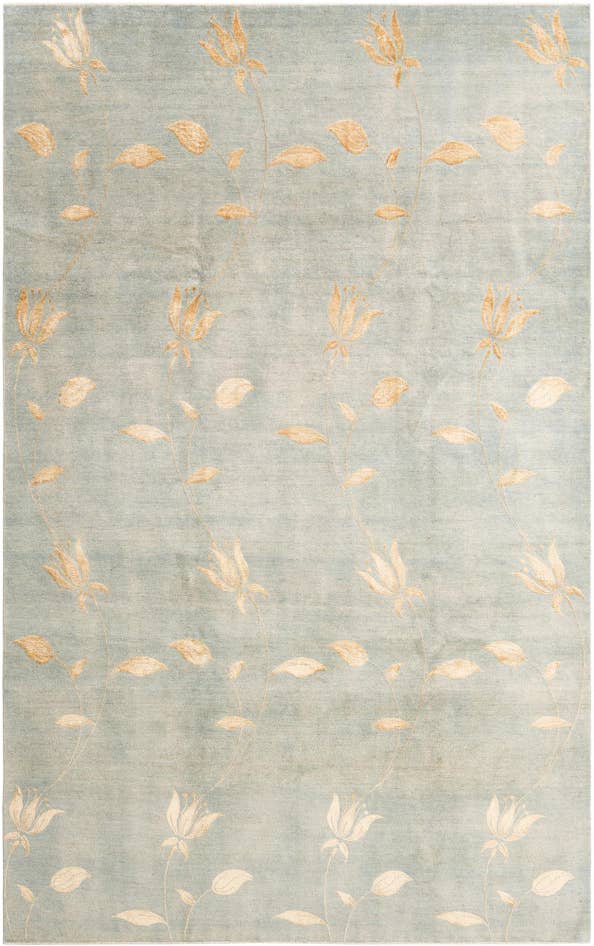 Detail image of 6' 3 x 10' Hand Knotted Anar Rug