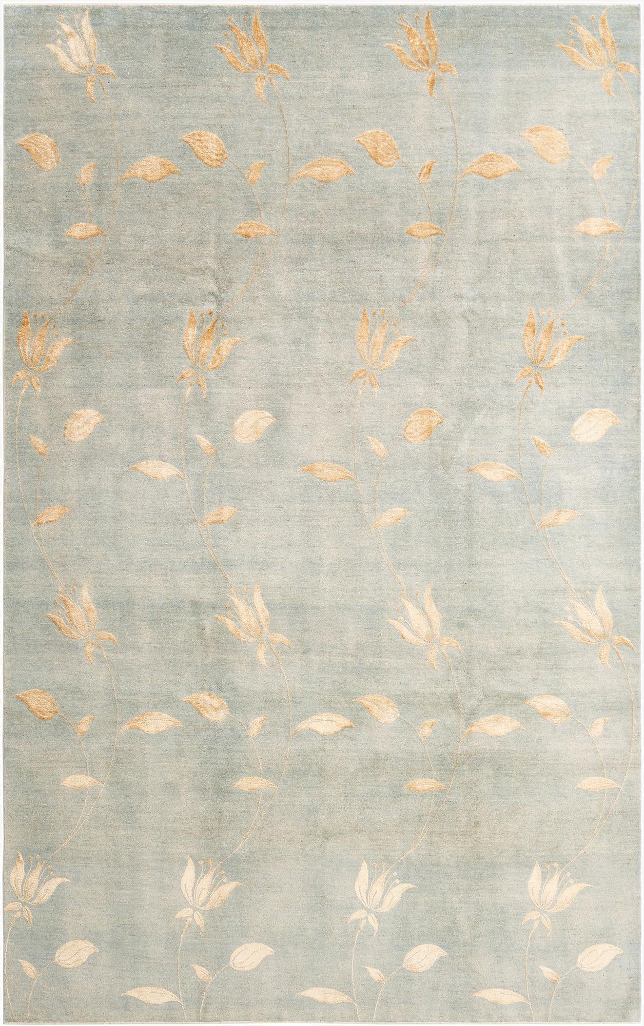 6' 3 x 10'  Hand Knotted Anar Rug