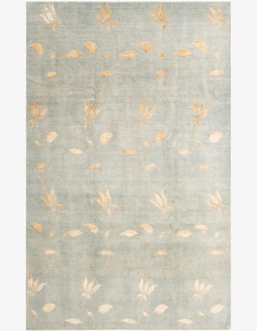 6' 3 x 10' Hand Knotted Anar Rug