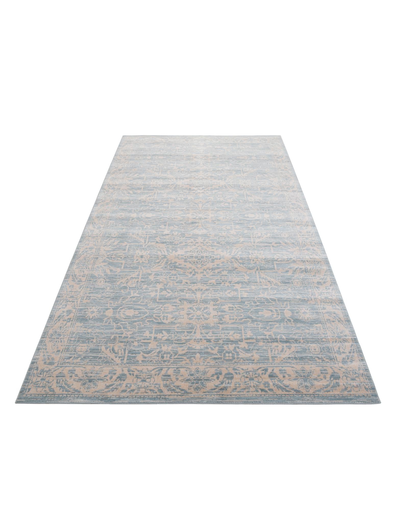4' 10 x 8' Aqua Rug