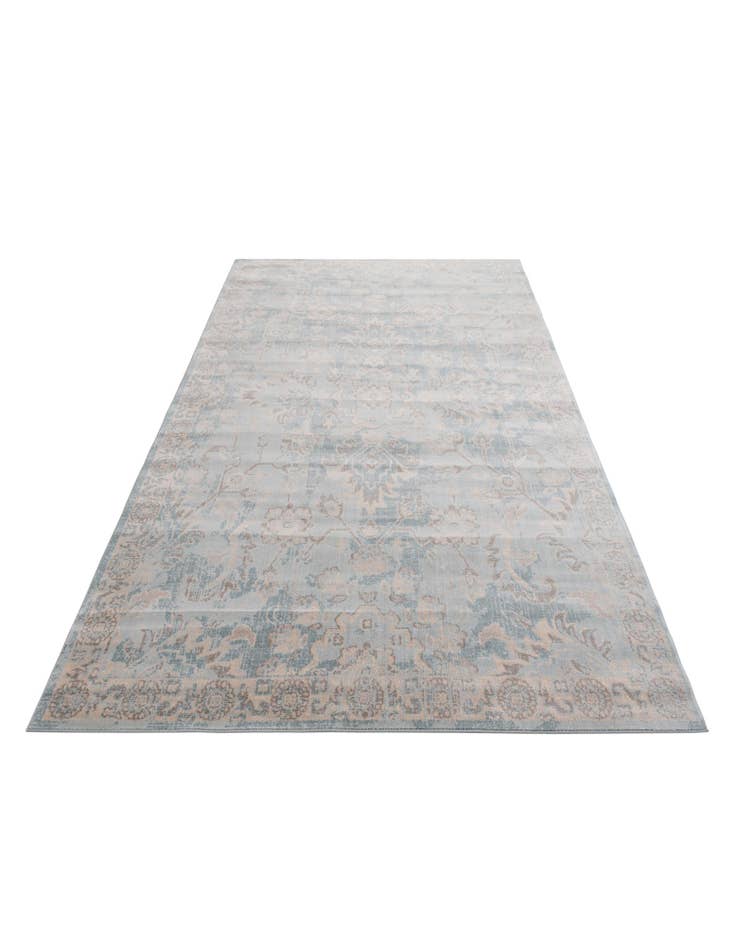 Detail image of 4' 10 x 8' Aqua Rug