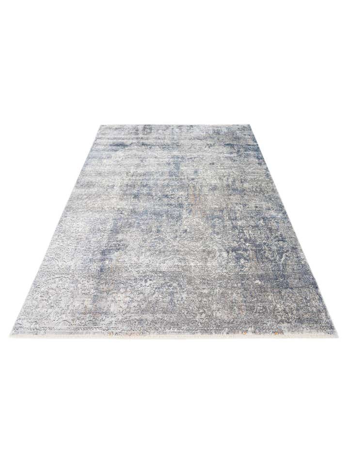 5' 3 x 7' 5 Aqua Rug