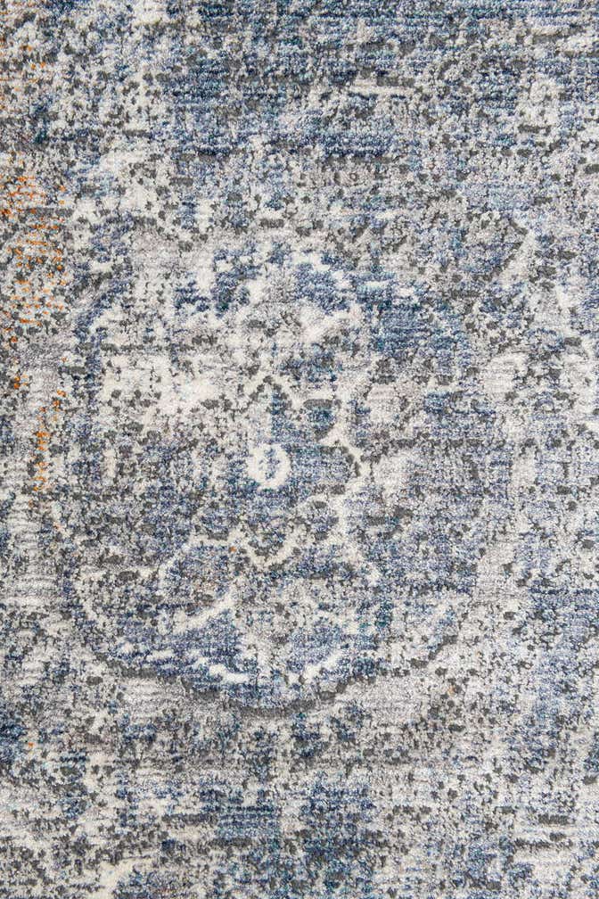 5' 3 x 7' 5 Aqua Rug